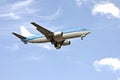 Aircraft ready for landing Royalty Free Stock Photo