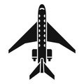 Aircraft repair body icon, simple style