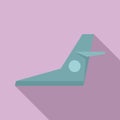 Aircraft repair fix icon, flat style Royalty Free Stock Photo