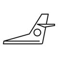 Aircraft repair fix icon, outline style Royalty Free Stock Photo