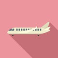 Aircraft repair icon, flat style Royalty Free Stock Photo