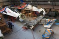 Aircraft repair plant