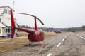 Aircraft - Several different helicopters on the parking