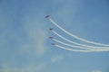 Aircraft show aerobatics air show Royalty Free Stock Photo