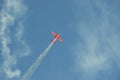 Aircraft show aerobatics air show Royalty Free Stock Photo