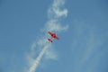 Aircraft show aerobatics air show Royalty Free Stock Photo