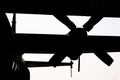 AIRCRAFT SILHOUETTE Royalty Free Stock Photo