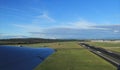 Aircraft taking off from Melbourne Airport