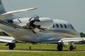 Aircraft Thrust Reverser in Action