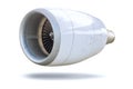 Aircraft Turbine Jet Engine isolated