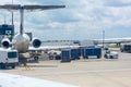 Aircraft waiting for Maintenance at the Airport Royalty Free Stock Photo