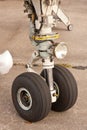 Aircraft wheel Royalty Free Stock Photo