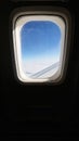 Aircraft Window Virtical Royalty Free Stock Photo