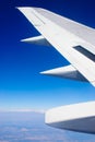 Aircraft wing Royalty Free Stock Photo