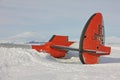 Aircraft wreckage in Antarctica