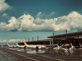 Aircrafts around the Berlin Brandenburg international airport