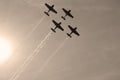 Aircrafts formation Royalty Free Stock Photo