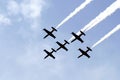 Aircrafts formation Royalty Free Stock Photo