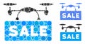 Airdrone Sale Composition Icon of Spheric Items