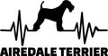 Airedale Terrier heartbeat word