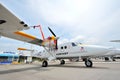 Airfast Indonesia Viking's Twin Otter Series 400 aircraft on display at Singapore Airshow