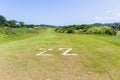 Airfield Grass Runway Planes Countryside Royalty Free Stock Photo