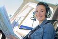 airforces female smiling helicopter pilot