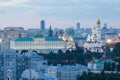 Airial view of the Moscow Kremlin Royalty Free Stock Photo