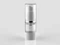 Airless skin care & Cosmetic dispenser filled with clear serum.3D rendering.