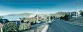 Airlie Beach, Australia. Panoramic 360 degrees view of Airlie Beach coastline from the city hill