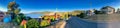 Airlie Beach, Australia. Panoramic 360 degrees view of Airlie Beach coastline from the city hill