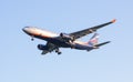 The airline Airbus-A330 plane Aeroflot comes in the land at the Sheremetyevo airport