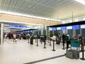 Airline Check In at Charleston International Airport Royalty Free Stock Photo