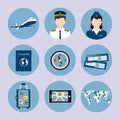 Airline Icons Set