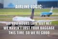 Airline lost baggage and delays