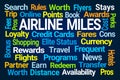 Airline Miles Word Cloud