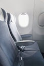 Airline passenger seats and side window