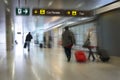 Airline Passengers in an Airport Royalty Free Stock Photo