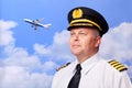 Airline pilot Royalty Free Stock Photo