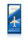 Airline ticket Royalty Free Stock Photo