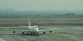 Airlines flight in Suvarnabhumi International Airport