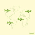 Airlines Travel, illustration