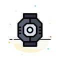 Airlock, Capsule, Component, Module, Pod Abstract Flat Color Icon Template