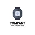 Airlock, Capsule, Component, Module, Pod Business Logo Template. Flat Color