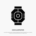 Airlock, Capsule, Component, Module, Pod solid Glyph Icon vector