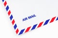 Airmail envelope Royalty Free Stock Photo