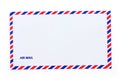 Airmail envelope Royalty Free Stock Photo