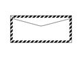 Airmail envelope icon full editable resizable vector