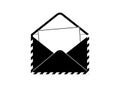 Airmail envelope icon full editable resizable vector Royalty Free Stock Photo