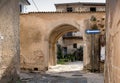 Airola, a small town in the Sannio area in the province of Benevento. Views of the alleys and houses of the historic center